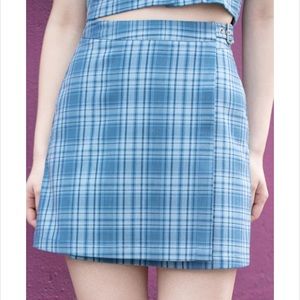 NWOT Brandy Melville John Galt Blue Emerson Skirt